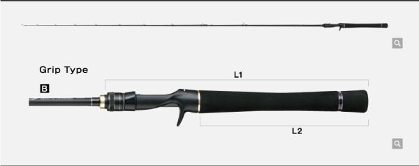 Tailwalk Fullrange C68M CC baitcasting pergetőbot